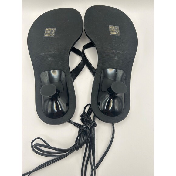 Simon Miller F213 Wrapping Ankle Tie Thong Sandals Size 35, US 4.5-5 Black NEW - Picture 5 of 8